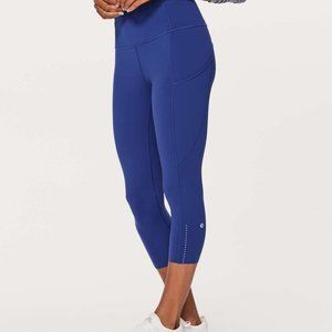 Lululemon Fast & Free Crop II *Nulux 19"